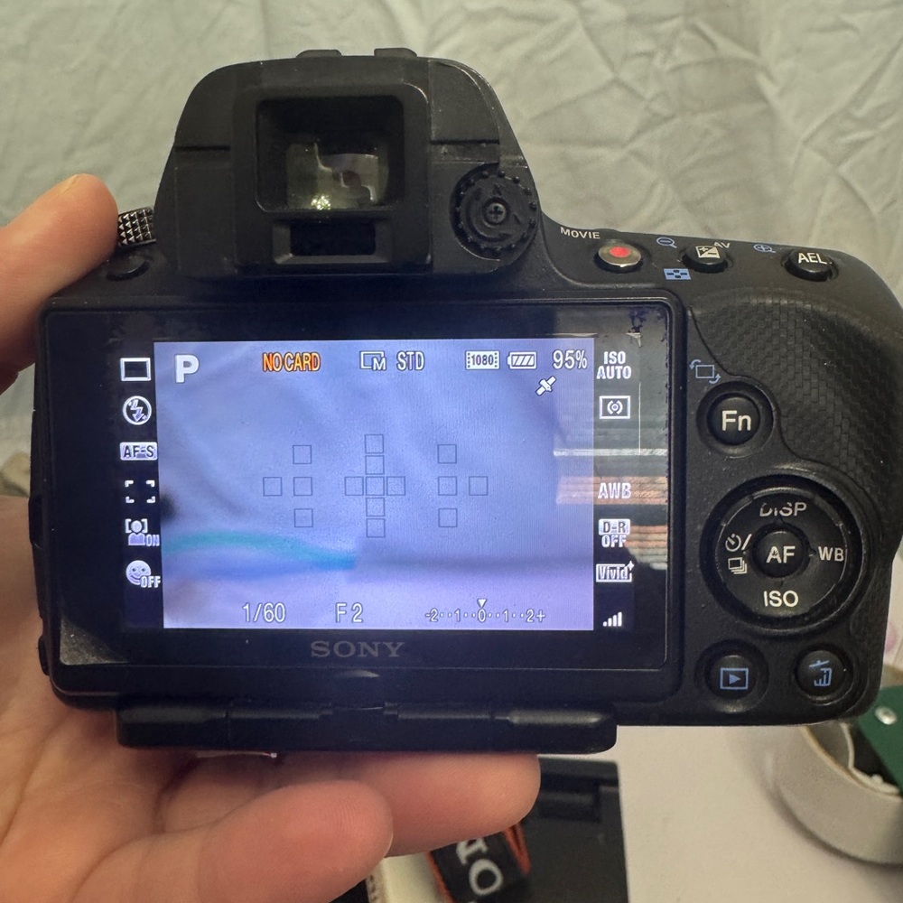 Sony Alpha A55 DSLR Camera w/2 Lenses, Batteries, & Chargers (SLT-A55VL) - Picture 15 of 15